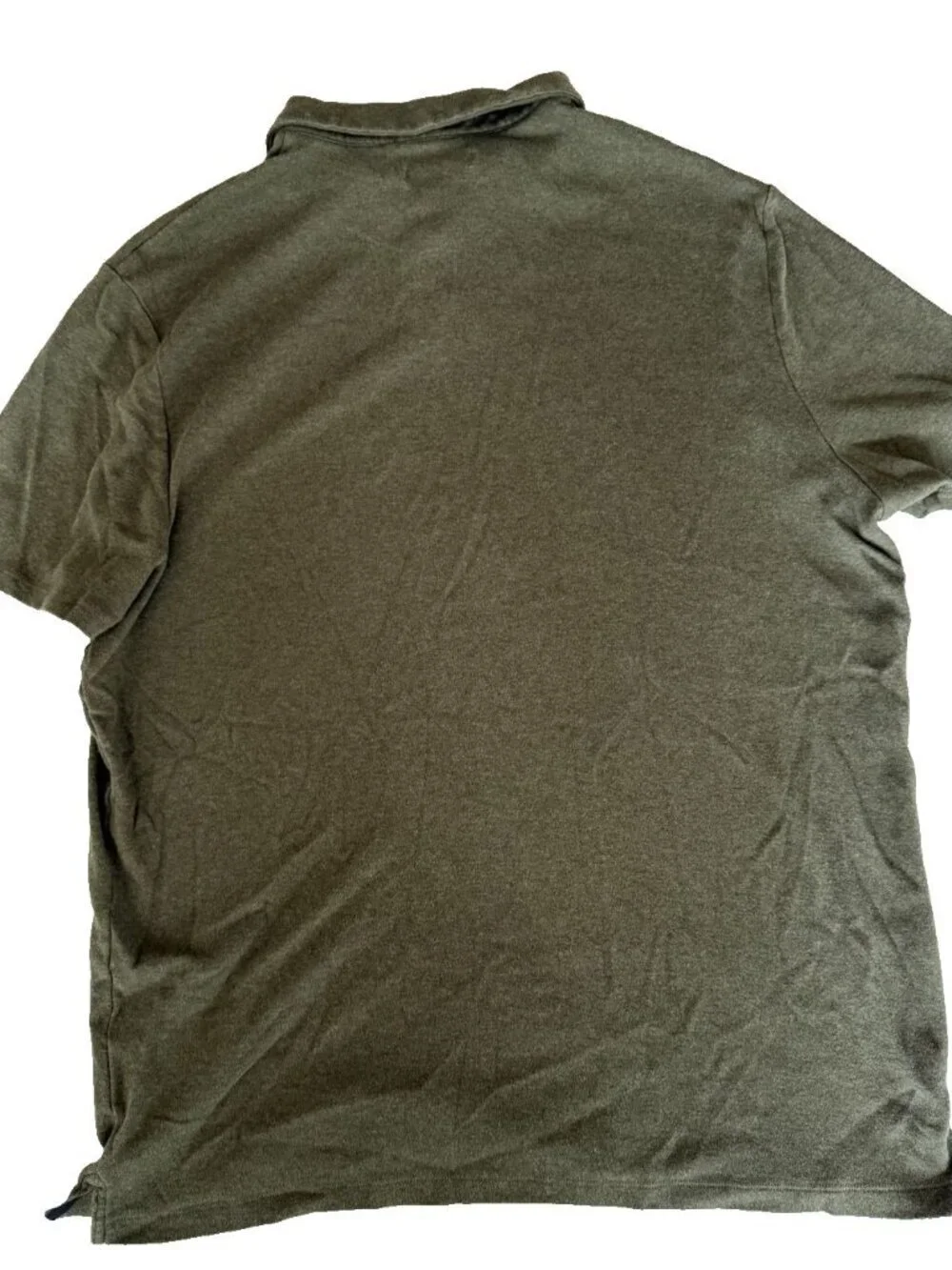 Banana Republic Mens XXL Green Polo Shirt Cotton Classic Casual Short Sleeve
